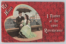 Postcard  My Heart Flutters Martinsburg WV c 1908 picture