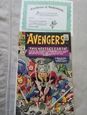 AVENGERS #12 (VGF) Marvel Comics 1964 signed by Dick Ayers picture