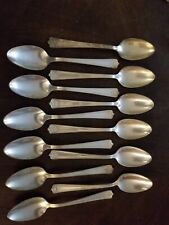Roger Bros IS A1 XII 1928 MAJESTIC Teaspoon Silver Plate Lot of 12 picture