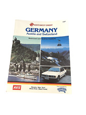 Northwest Orient Airlines Germany Austria and Switzerland Vintage Brochure 1981 picture