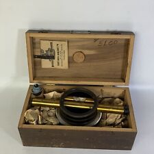 Vintage Bostrom Surveying Instrument Model 2 With Wooden Box Serial #47 W/WEIGHT picture
