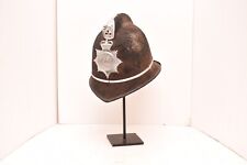 Vintage British Bobby Helmet Hat Mid-Anglia Constabulary Size 6 7/8 picture