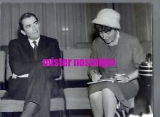 Vintage photo 1960 Gregory Peck Renate Bang French Columnist  picture