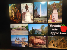 30+ Postcard lot, Virginia.  Set 18. Nice picture
