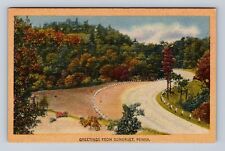 Somerset PA-Pennsylvania, Scenic General Greetings, Antique, Vintage Postcard picture