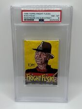 1988 TOPPS FRIGHT FLICKS NIGHTMARE ON ELM STREET PSA 8 MINT Wax Pack Freddy RC picture