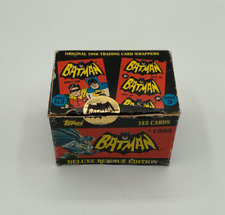 Vintage 1966 Topps Batman Deluxe Reissue (1989) Edition Full 143 Cards Open Box picture
