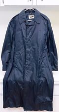 1960's USAF Air Force Lightweight Blue Raincoat Trench Coat 38L VIEW PROVENANCE picture