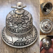 1921 New Metal Engraved Bells Pendant Dining Table Vintage Tiny Call Decor  picture