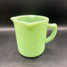 Vintage Retro Jadeite Glass Measuring Cup Collectible picture