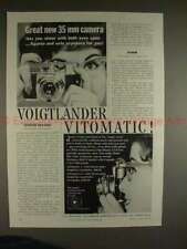 1959 Voigtlander Vitomatic Camera Ad - Great New 35mm picture