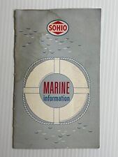 Vintage 1960s - SOHIO Marine Information Booklet - SOHIO Gasoline and Oils picture