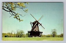 Geneva IL-Illinois, Windmill, Fabian Park, Antique, Vintage Postcard picture