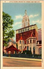 New York City Little Church Around The Corner Vintage Postcard picture