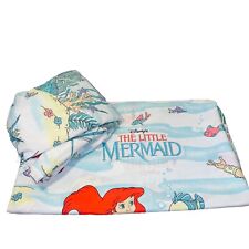 Vintage Disney Little Mermaid Twin Flat & Fitted Sheets 2 Piece Set picture