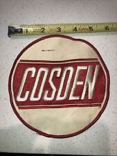Vintage COSDEN  Embroidered Patch Uniform Gas Oil Advertising Large picture