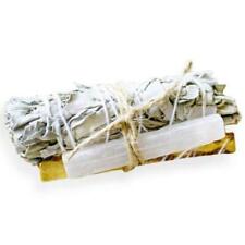 Cleansing Kit = White Sage, Palo Santo and Selenite Stick picture