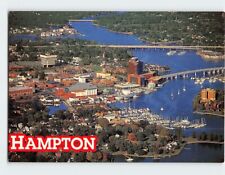 Postcard Aerial View of Hampton Virginia USA picture