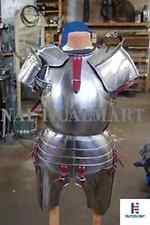 Reenactment Gothic Steel Cuirass Front & Back Medieval Breastplate picture