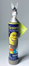 Vintage 2001 ToySite Shrek DONKEY STAMPER CANDY TOPPER 7” Container W/Tag picture