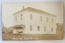RPPC Blaine Maine Masonic Hall 103 Early 1900's Antique picture