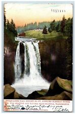 Seattle Washington WA Postcard Snoqualmie Fall Supplies Electric Power 1907 picture