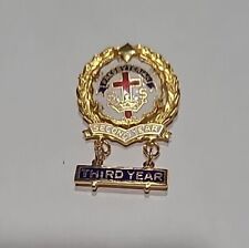 Vintage Presbyterian Gold Tone 2nd, 3rd Year Sunday School Pin picture
