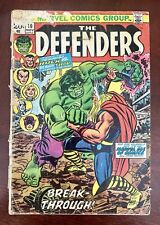 1973 - Marvel The Defenders #10 - Incredible Hulk vs Might Thor Reader Copy picture
