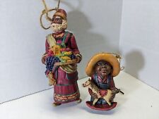 Black Americana Magi and Child with Toy Ornaments picture