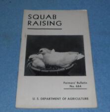 1946 USDA Farmers Bulletin #684 Squab Raising Commercial Young Pigeon Production picture