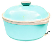 Vintage CLUB COOKWARE Stock Pot With Lid TURQUOISE BLUE Kicthen Retro Cooking picture