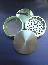 2.2” Tobacco Herb Grinder Spice Herbal 4 PC Green Aluminum Alloy Smoke Crusher picture