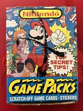 48 TOPPS 1989 Nintendo Game Packs Box & 37 Monster In My Pocket Packs 1991 Box picture