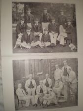 Printed photos Oxford Cambridge University Boat Race Crews 1893 ref AT picture