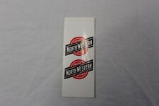 Sticker Label Advertising Chicago NorthWestern System x2 Collectible Badge Decal picture