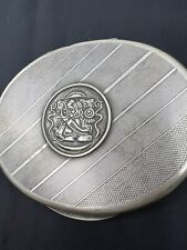 VERY RARE VINTAGE STERLING SILVER G LAFFI POWDER COMPACT STERLING COMPACT picture