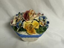 vintage hand painted jewelry box  picture
