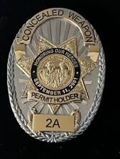 9/11 CCW concealed weapon badge -  Memorial (Limited Edition) picture