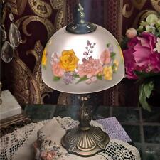 13 in Vintage Reverse Painted Romantic Flower Themed Lamp by Shanghai Union Arts picture