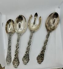 VTG Godinger Silverplated Grape Serving Set. 4 pc. Fork And Spoons. picture