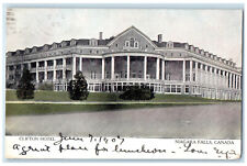 1907 View of Clifton Hotel Niagara Falls Canada Antique Posted Postcard picture