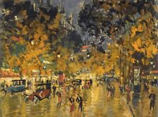 Art Oil painting Parisian-Boulevard-02-Constantin-Korovin-oil-painting art picture