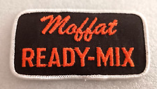 Vtg 1970s Moffat Ready-Mix Concrete Company? Cloth Patch New NOS picture