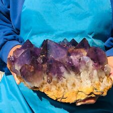 8.29LB Natural Amethyst geode quartz clustercrystal specimen Healing picture