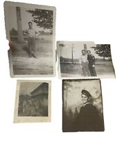 Antique B&W Sepia Military 1940s US Navy Friends Estate Photograph Lot Fort Knox picture