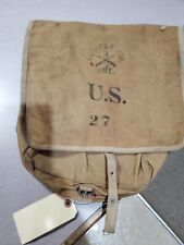1904 US Rock Island Arsenal Haversack w/ Cross Rifle 3 Supply Co. Ore. Marking picture