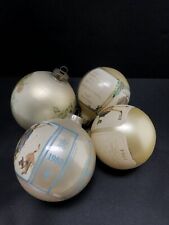 1975, 1980, 1984, 1990 Set of 4 Vintage Christmas Tree Ornaments Hallmark LE picture