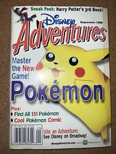 Pokémon Disney Adventures 1999 Magazine Kids book Pokemon Video games ect picture
