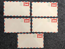 Five 6 3/4” Envelope Unused w/Border w/6 Cent Air Mail & 1 Cent Stamp VG Cond picture