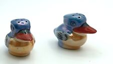 Vintage Pair Mini Kookaburra Bird Ceramic Salt and Pepper Shakers Made In Japan picture
